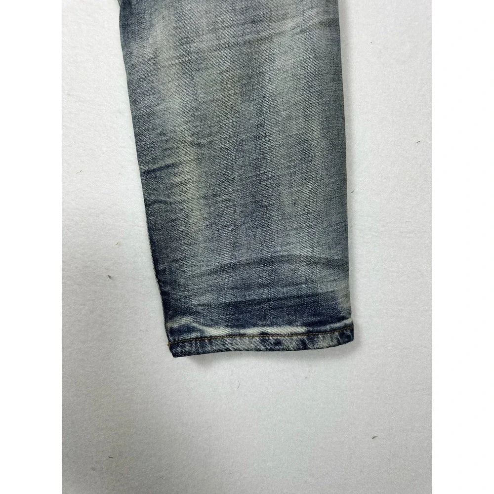 Serenade Men's Distressed Slim Fit Jeans Blue Size 42 C13